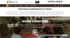 Desktop Screenshot of buscocampamentos.com