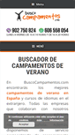 Mobile Screenshot of buscocampamentos.com